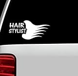 Bluegrass Decals Hair Stylist Decal Sticker for Car Window #101