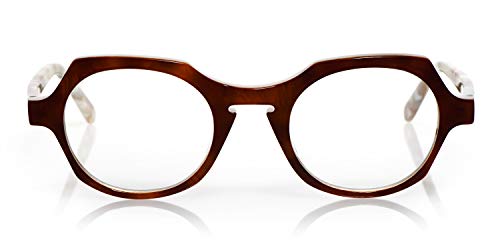 Image of eyebobs Heda Letus Unisex Premium Reading Glasses for Men and Women | Round Eye Glasses