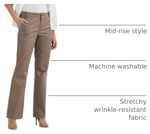 Lee Women's Wrinkle Free Mid Rise Bootcut Pant Coventry 4 - image 4