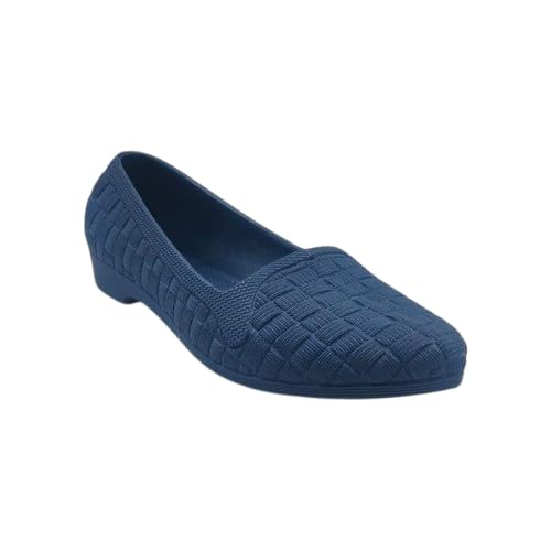 Women's Anti-Skid PVC Casual Ballerinas | Comfortable Slip-On Flats | Lightweight Everyday Footwear | Soft Sole Shoes | Monsoon Wear-picture-25