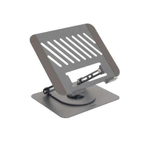 Support élévateur rotatif TooQ pour PC portable réglable en hauteur taille 11-17 pouces