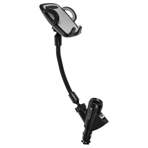 Gadpiparty Support de téléphone allume-cigare pour voiture, porte-gobelet, support de...