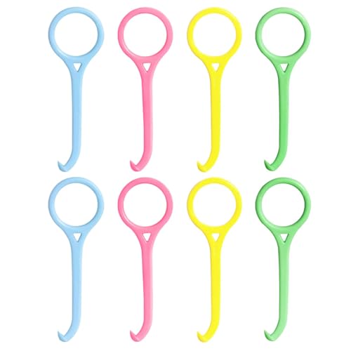 8 Pieces Aligner Removal Tool,4Colors Clear Aligner Remover Tools Remover Tool Kits for Invisalign Removable Retainers