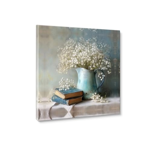 Toile Gypsophila STYLER 32x32 cm pour décoration de salon