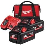 Milwaukee Pack 2 Akkus 5,5 Ah M18 HB5.5 – Ladegerät M12-18