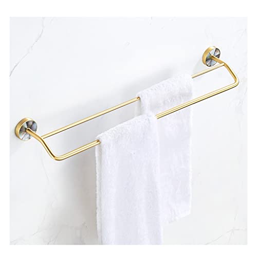 Toallero de cobre doble de 50cm para un baño elegante de diseño premium 8