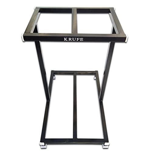 Image of MILD Steel Inverter Stand /Trolly (Dual Battery, Black)