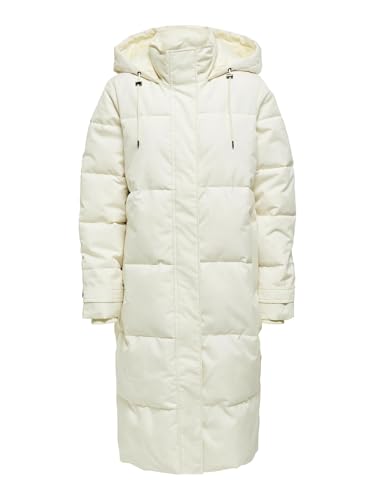ONLY Damen Onlirene Puffer Coat Cc OTW Mantel, Eggnog, M