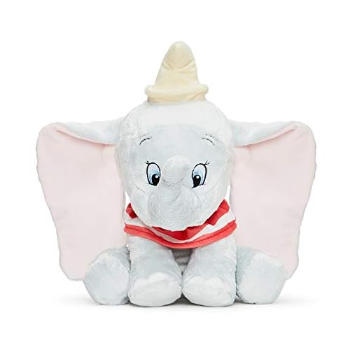 Simba Toys - Peluche Disney Dumbo, Material Suave y Agradable, 100% Original, Apto para Niños y Niñas de todas las Edades - 35 cm