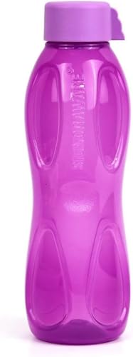 SIGNORA WARE SIGNORAWARE Sportfreund für Kohlensäure geeignet Drehverschluss to Go Eco 1000ml Eco Easy Flip Top Trinkflasche EcoEasy für Getränke XL 1 Liter lila 1000ml
