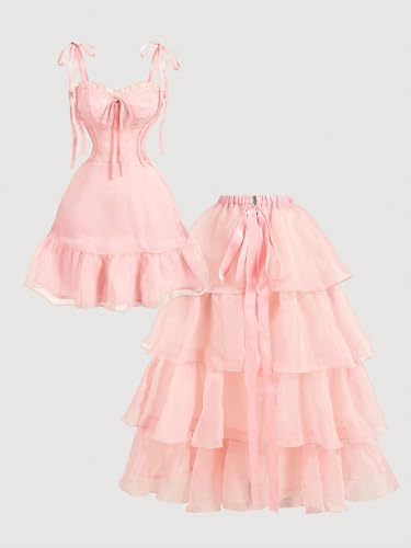 Womens Sexy Summer Dresse 2 In 1 Dress With Detachable Dress2