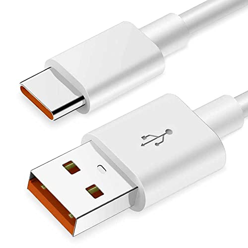 Cable Usb Tipo C Carga Rapida OcioDual Cable USB Tipo C 0,3m 6A 100BA Blanco de Carga Datos Cargador Rápido Quick Charge para Teléfonos Smartphones...