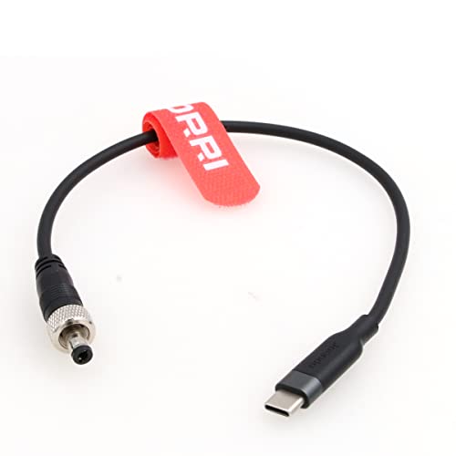 Cable de alimentación CC a USB-C de 12V para grabar en exteriores con el monitor Atomos Ninja V