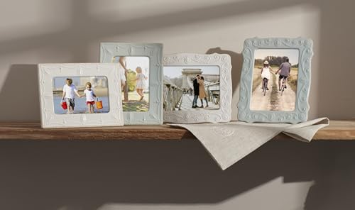 Image of Lenox 858821 White French Perle 5 inch X 7 inch Frame, 1.55 LB