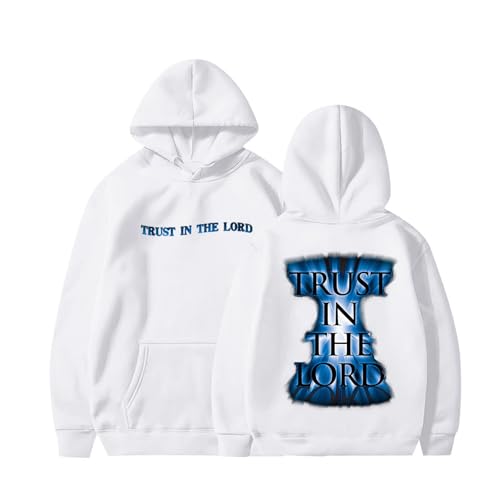 Generisch 2025 Sudadera con Capucha Niños y Niñas Casual Holgada Cute Estampado Manga Larga Sudadera Deporte Adolescentes Niñas Ropa Suéter, Blanco, 11-12 años