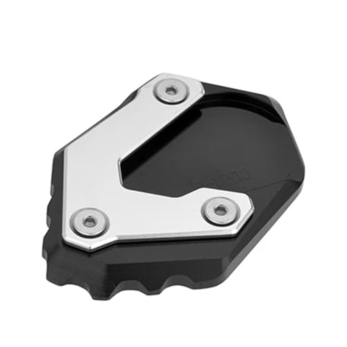 サイドスタンド延長パッド拡大プレートブラケット R1200GS LC 2013-2018 R1200GS 1250 GS R1250GS 2018に適合 交換用アクセサリ(Black)