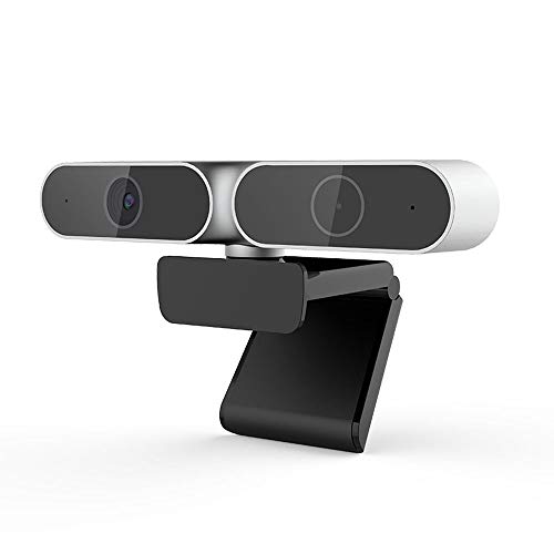 AGGJ HDウェブカメラ、超広角のフルHD会議ウェブカメラ、オートフォーカスコンピュータカメラ、PC用デュアルマイクを使ってフェイスカム、内蔵マイク