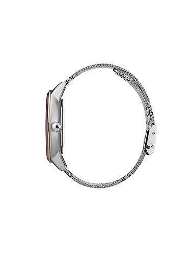 Image of BOSS Hugo Stainless Steel Symphony Analog Brown Dial Women Watch-1502423, Silver Band