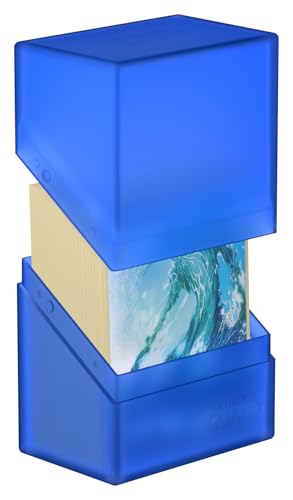 Ultimate Guard Boulder Deck Case 60+ Standard Size Sapphire, 76 x 98.5 x 49.9 mm