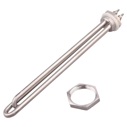 1  240V ZЉMGg 1C` BSP ǏdC {C[p SUS304(With hex nut,240V-2400w L250mm)