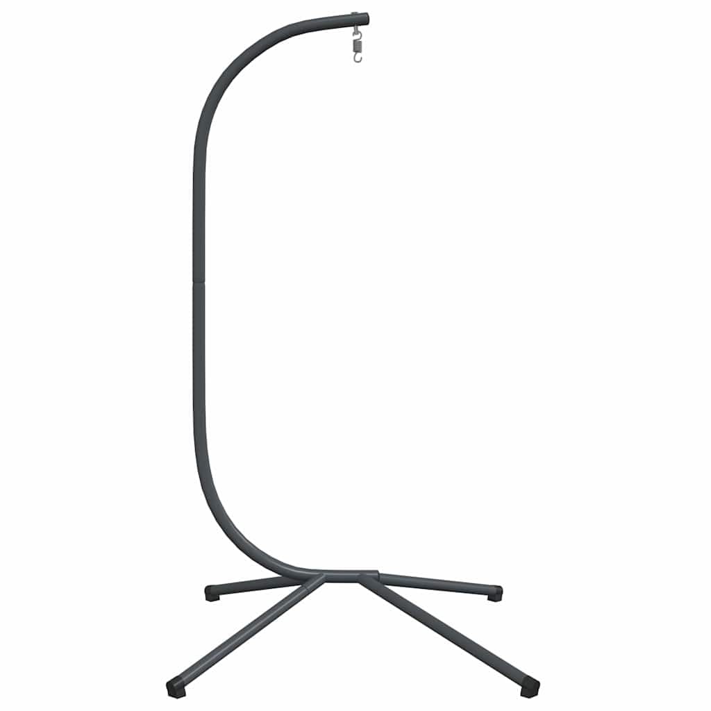 vidaXL Silla Colgante Tipo Huevo sin Cesta, Acero Antracita
