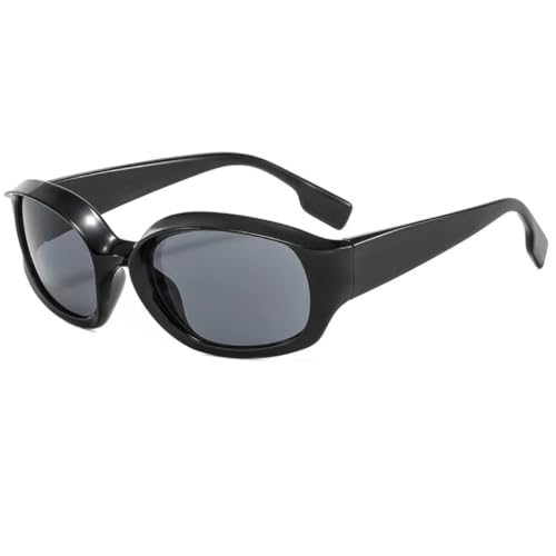 Lunettes de soleil rétro homme femme verres solaires classiques noirs