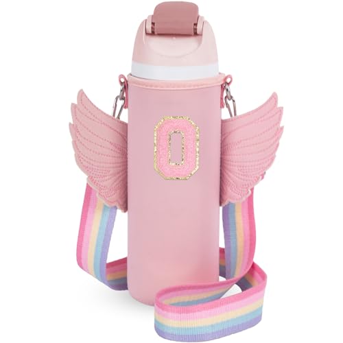 Sac de transport pour bouteille d'eau rose pour garder les mains libres en balade