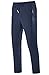 Gopune Men's Casual Pants Quick-Dry Lightweight Hiking Workout Athletic Jogger Pants (Blue,L)