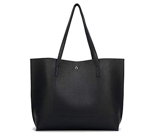 Image of Women Tote Bags Top Handle Satchel Handbags PU Faux Leather Tote Bag with Tassel Shoulder Purse