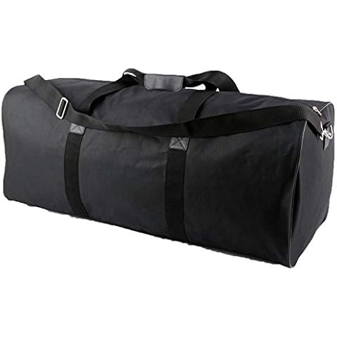 36'' Foldable Holdall Duffle Bag Black Cover