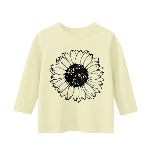 Kids Dandelion Print T-Shirt 3/4 Sleeve Girls Tee Summer Toddler Tops Soft Cotton Round Neck Casual Stylish Playwear2