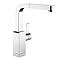 Produktbild Blanco Levos-S, Design-Küchenarmatur - exklusiver Einhebelmischer mit ausziehbarer Schlauchbrause, chrom, Hochdruck 1 Stück, 514917