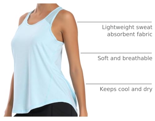 Image of Aeuui Womens Workout Tops for Women Racerback Tank Tops