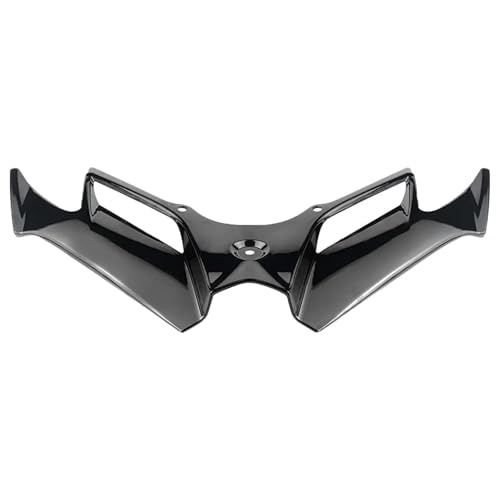 Aileron moto contre les turbulences avant : winglet aérodynamique de protection noir