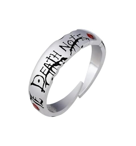 XJruixi Anillos de aleación de Anime Unisex Cosplay para Hombres Mujeres Accesorios de Anillo Ajustables Joyería Accesorio Regalo | Ya disponible en tu tienda friki favorita! En mundofriki.es!