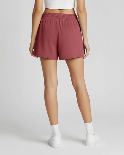Image of Real Essentials 3 Pack: Womens Ultra-Soft Athletic Lounge Casual Sweat Shorts with Pockets (Available in Plus Size)
