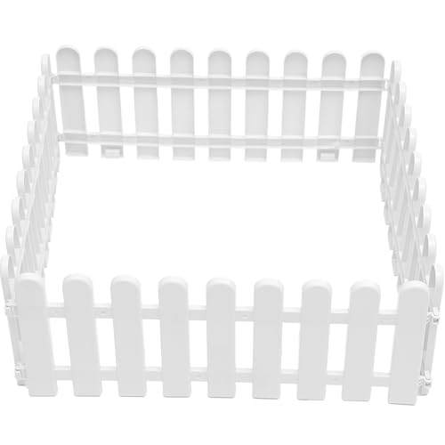 NULYLU Valla Césped de Color Jardinería de Plástico Piezas 4 de Protección de Piedras y Simple y Elegante para Jardín para Borde de Jardín