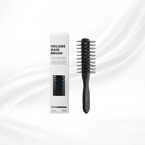 O.C. HAIRCARE Haarb&uuml;rste - Stylingb&uuml;rste f&uuml;r volleres Volumen - Idealer Haarkamm zum Streuhaar einb&uuml;rsten - feine Borsten angenehm zur Kopfhaut