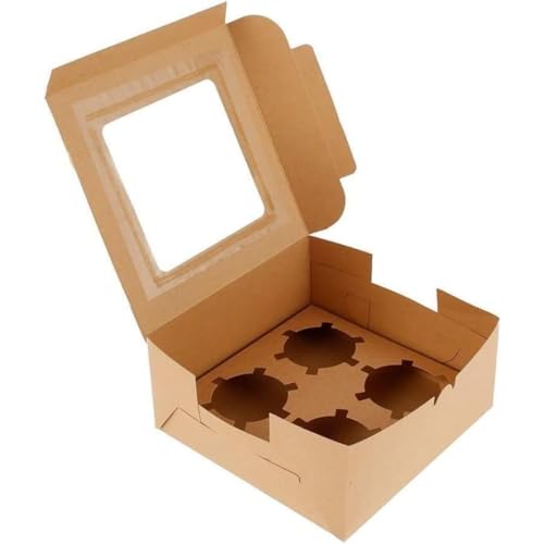 Wyazziv 10/50 JbvP[L{bNX 2/4/6/12 x[J[{bNX P[LJbv gݗĂȒP  a p[eB[ NX}XMtg ^тɕ֗ ̑t pi Ɩp ƒp (Brown 2,10Zb