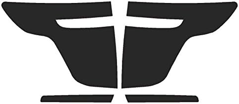 SlickMod Precut Vinyl Tint Cover for 2011-2015 Ford Explorer Taillights (Reverse Cutout, 20% Dark Smoke)