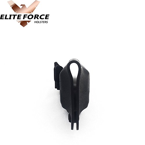 Elite Force Holsters fits S&W M&P Shield Black Kydex IWB Concealment Gun Holster, Dual Sweat Shield