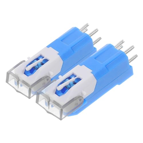 ERINGOGO 2pcs Turntable Record Needle Replacement Vintage Turntable Needle for Record Players Easy Install Phonograph Set