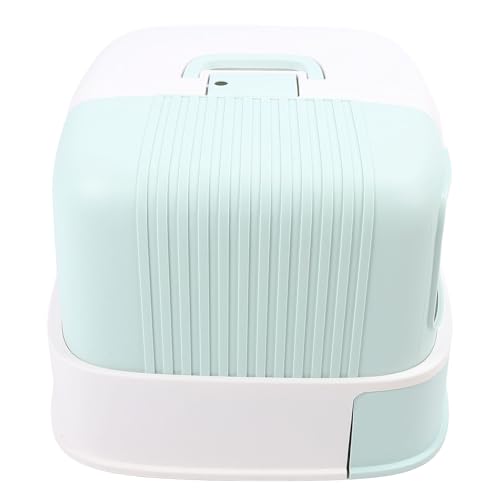 Arenero grande para gato con puerta cubierta y pala miniatura 4