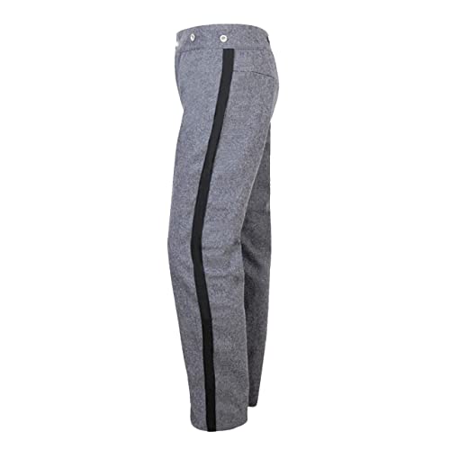 Civil War US Officer's Men '1.5' inch Trim Trouser-Wool Pants