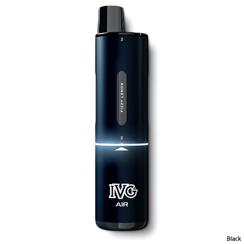 IVG Air 4 in 1 Rechargable Vape Pod, Black Edition, Fizzy Lemon, Kiwi  Pineapple, Fizzy Cherry, Strawberry Watermelon pods Flavour : Amazon.co.uk:  Health & Personal Care