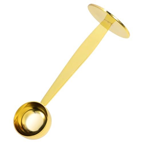 CONGARTENO Cucchiaio Da Caffè Acciaio Inossidabile Con Fondo Pressato Misuratore Per Caffè Spezie e Polveri Strumento Pratico Per Cucina Facile Da Pulire e Utilizzare