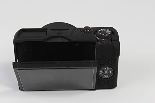 Silikon Gel kameratasche für Canon powerhot g7x Mark iii Schutz Gummi weiche Kamera Abdeckung Tasche schwarz – Bild 4