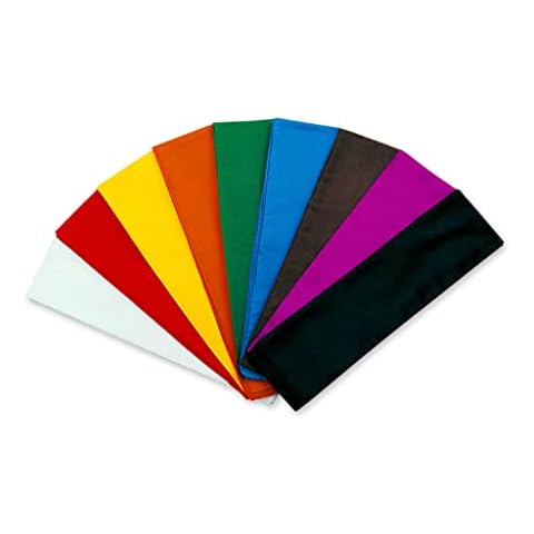 MAR | Yellow Grading Sash - Traditional Grading Kung Fu Sash - Single Colour, 300cm Martial Arts Ranking Sash For Tai Chi, Thai Boxing, Kickboxing & More Cover