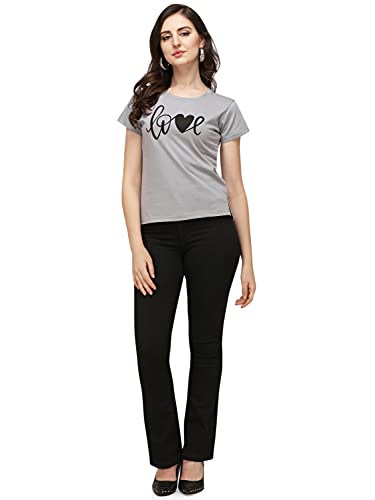 Image of DHRUVI TRENDZ Women Tops | T Shirt for Women | Tops for Jeans for Women | Western Tops for Women Stylish | T-Shirt for Women