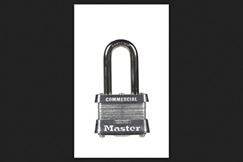 Image of Master Lock 1-5 /16 in. H x 1-5 /8 in. W x 1-9 /16 in. L Laminated Steel Double Locking Padlock 1 pk